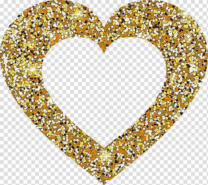 Emoticon, Heart, Yellow, Love, Glitter transparent background PNG clipart