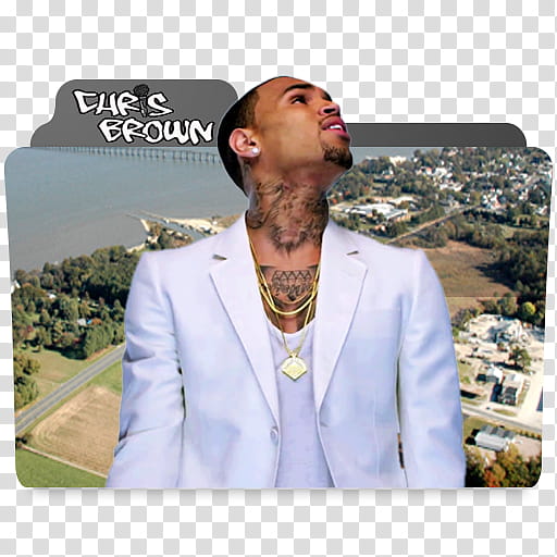 Chris Brown Folder Icon transparent background PNG clipart