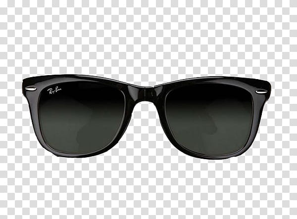 black Ray-Ban Wayfarer screenshot transparent background PNG clipart