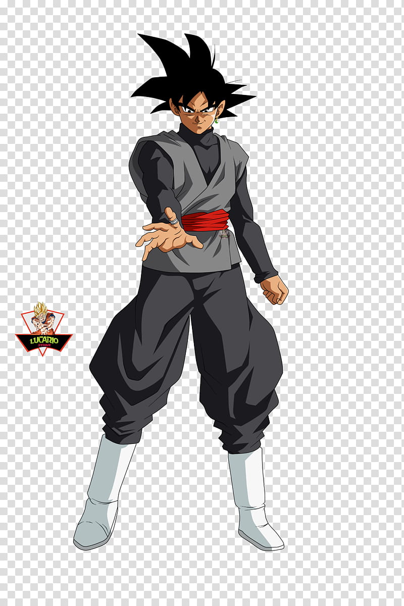 Black Goku DBS transparent background PNG clipart