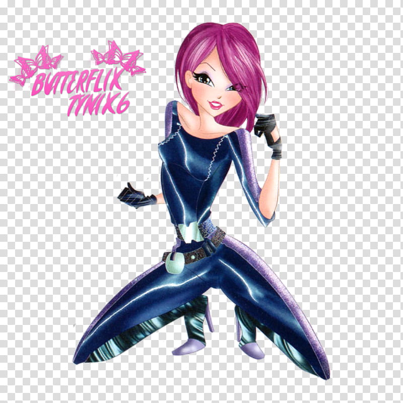 Tecna world of Winx spy official transparent background PNG clipart