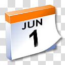 WinXP ICal, June  calendar transparent background PNG clipart