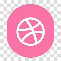 Radial Icon Set , Dribble, pink and white basketball raster art transparent background PNG clipart