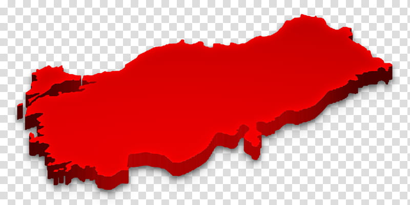 Turkey D Map, red Turkey D map transparent background PNG clipart