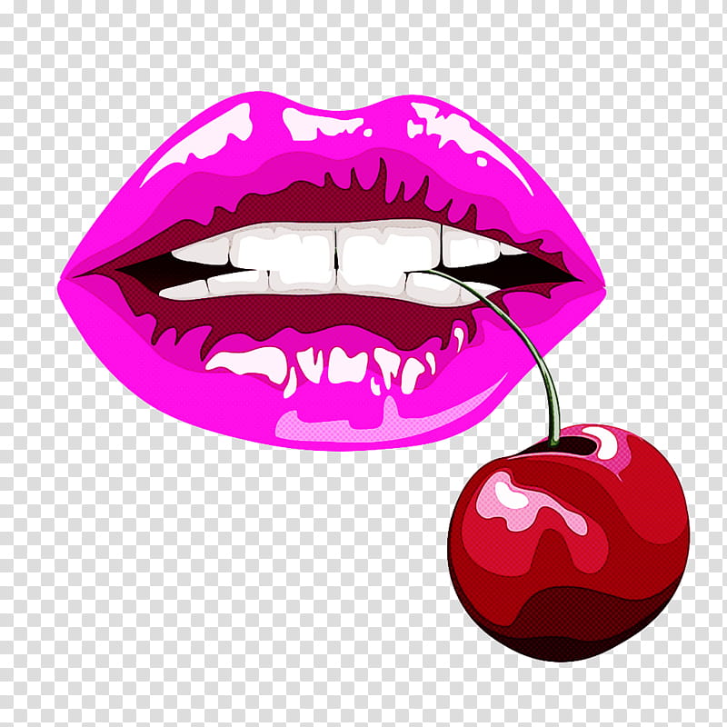 lip mouth red pink tooth, Nose, Cheek, Lip Gloss, Smile, Tongue, Fruit, Jaw transparent background PNG clipart