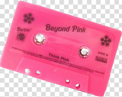 Aesthetic pink mega , pink Beyond Pink cassette tape illustration transparent background PNG clipart