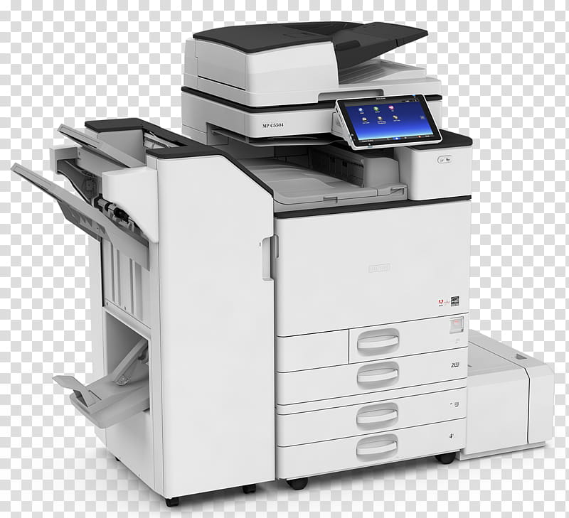 Multifunction Printer copier, Ricoh, copier, Scanner, Toner Cartridge, Fax, Managed Print Services, Office Supplies transparent background PNG clipart