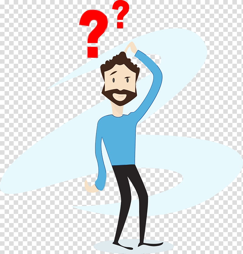 cartoon surfing leg animation recreation, Question Mark, Cartoon, Watercolor, Paint, Wet Ink transparent background PNG clipart