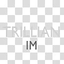 Gill Sans Text Dock Icons, trillian, Trillian Im icon transparent background PNG clipart