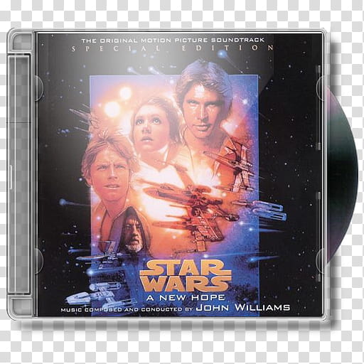 CDs  Star Wars Episode  A New Hope, Star Wars IV A New Hope  icon transparent background PNG clipart