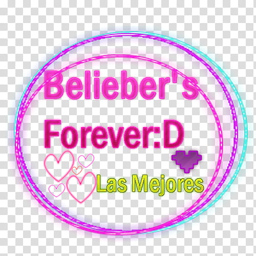 Texto Belieber transparent background PNG clipart