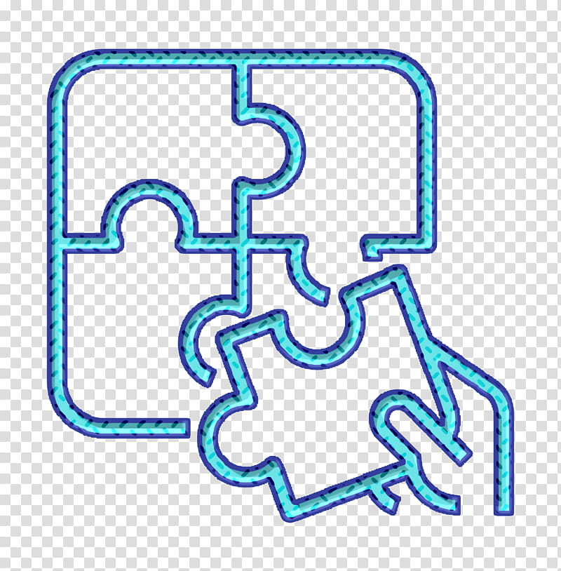 Startup and New Business icon Jigsaw icon, Line transparent background PNG clipart