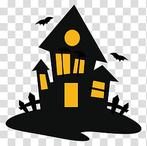 Halloween s, halloween house illustration transparent background PNG clipart