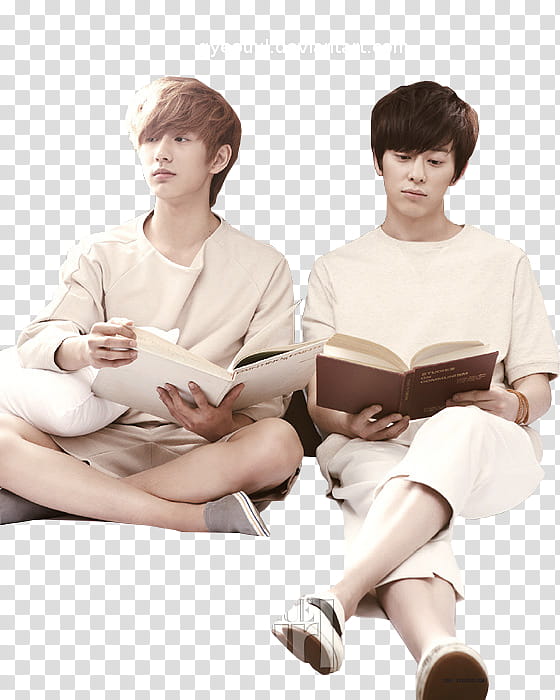 Minwoo and Donghyun transparent background PNG clipart