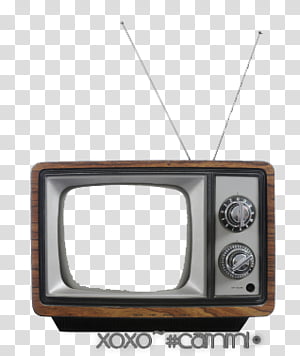 brown and gray TV transparent background PNG clipart thumbnail