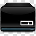 Darkness icon, CD Drive, square black CD cordless electronic device transparent background PNG clipart