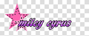 texto de miley cyrus transparent background PNG clipart thumbnail