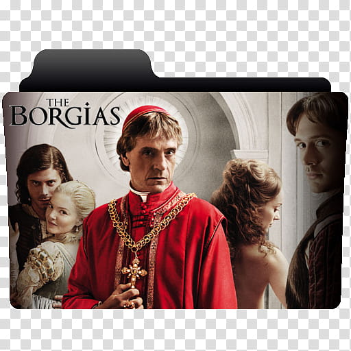 TV shows folder icons, the borgias transparent background PNG clipart
