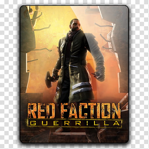 Game Icons , Red_Faction_Guerrilla, Red Faction Guerilla poster transparent background PNG clipart
