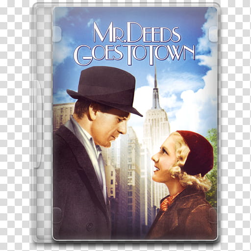 Movie Icon Mega , Mr Deeds Goes to Town, Mr.Deeds Goes To Town DVD case transparent background PNG clipart