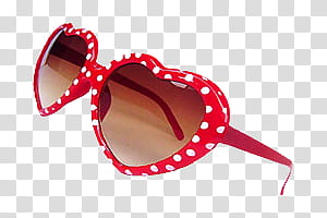Sunglasses, heart red framed sunglasses art transparent background PNG clipart