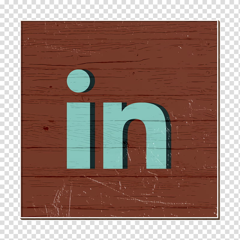 linkedin icon logo icon logotype icon, Network Icon, Social Media Icon, Brown, Text, Turquoise, Number, Rectangle transparent background PNG clipart