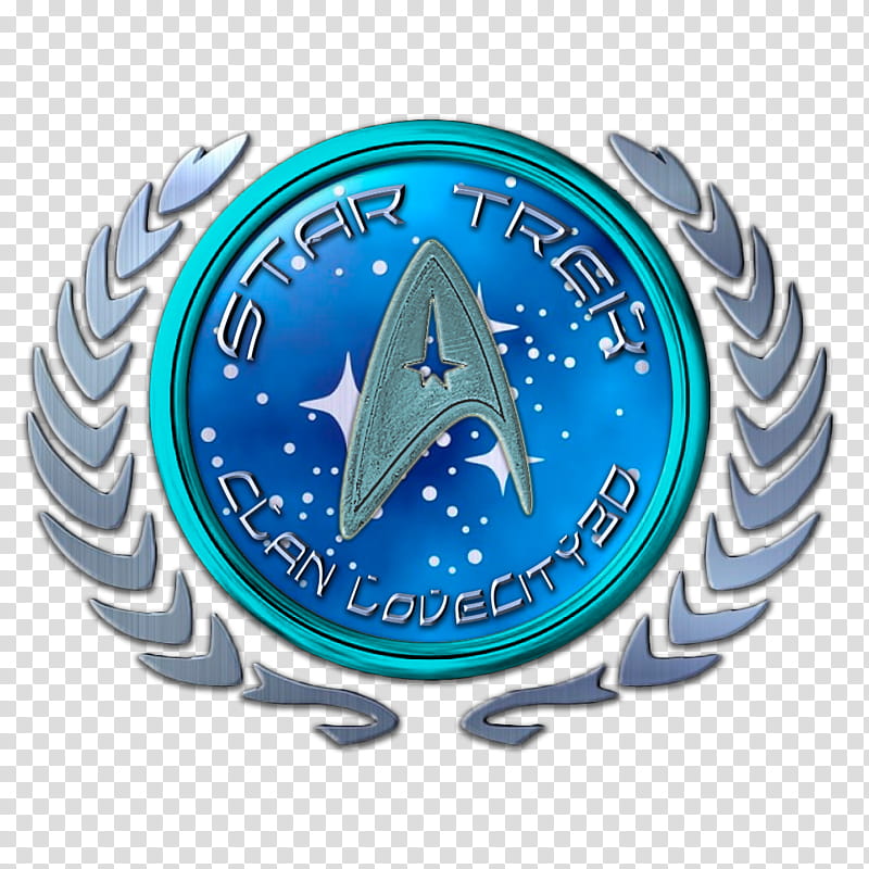 Blue Star, United Federation Of Planets, Star Trek, Star Trek Klingon Academy, Wall Decal, Logo, Starfleet, Sticker transparent background PNG clipart