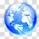 Oxygen Refit, bittorrent, blue globe illustration transparent background PNG clipart