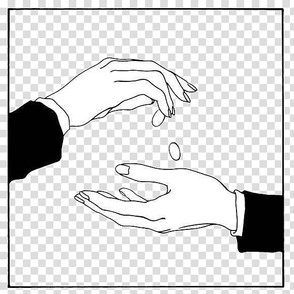 two hand illustration transparent background PNG clipart