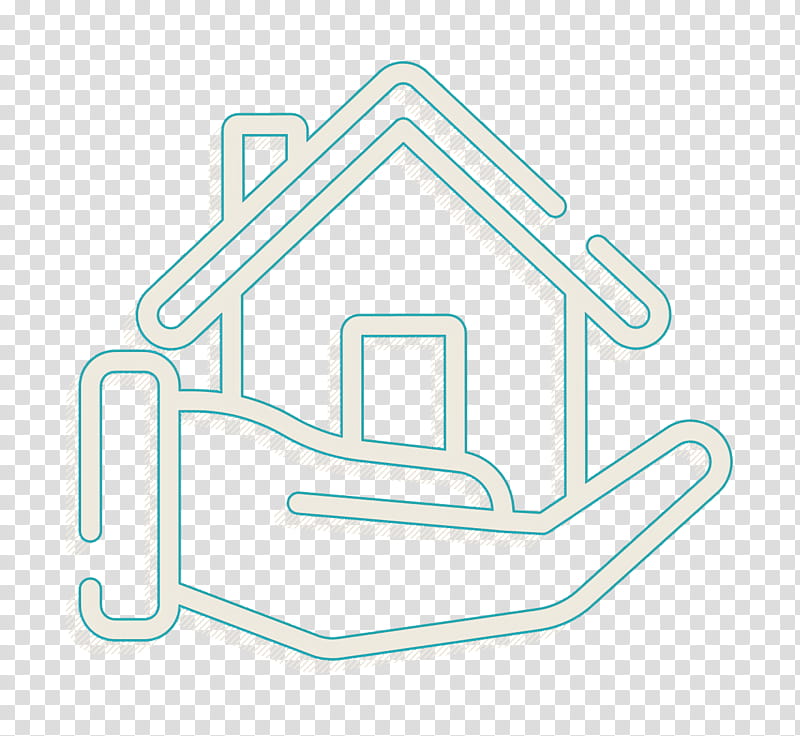 House icon Real Estate icon, Logo, Line, Symbol, Neon, Signage, Graphic Design transparent background PNG clipart