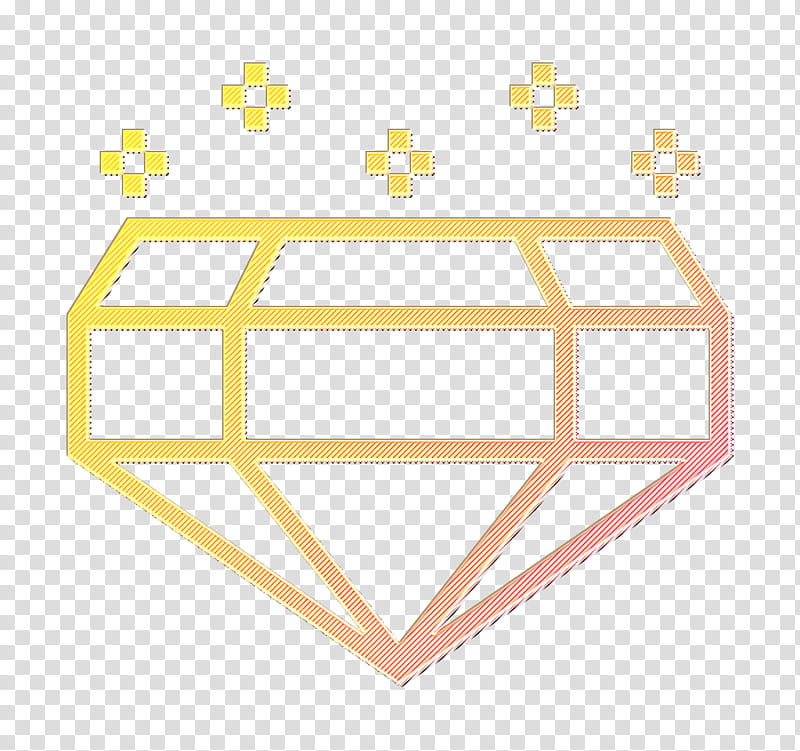business icon dimond icon finance icon, Financial Icon, Yellow, Symbol, Logo, Line, Emblem, Symmetry transparent background PNG clipart