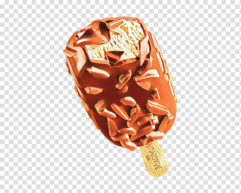 Ice Cream, Gold, Magnum, Almond, Orange, Ice Cream Bar, Chocolate Ice Cream, Jewellery transparent background PNG clipart