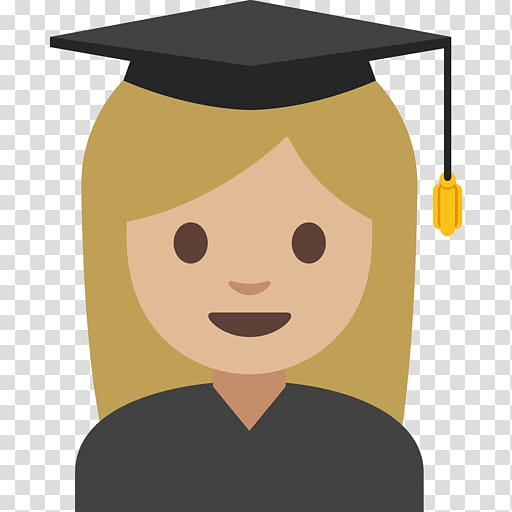 Emoji Hair, Diploma Of Higher Education, Education
, Emoticon, Graduation Ceremony, Student, Academic Degree, Noto Fonts transparent background PNG clipart