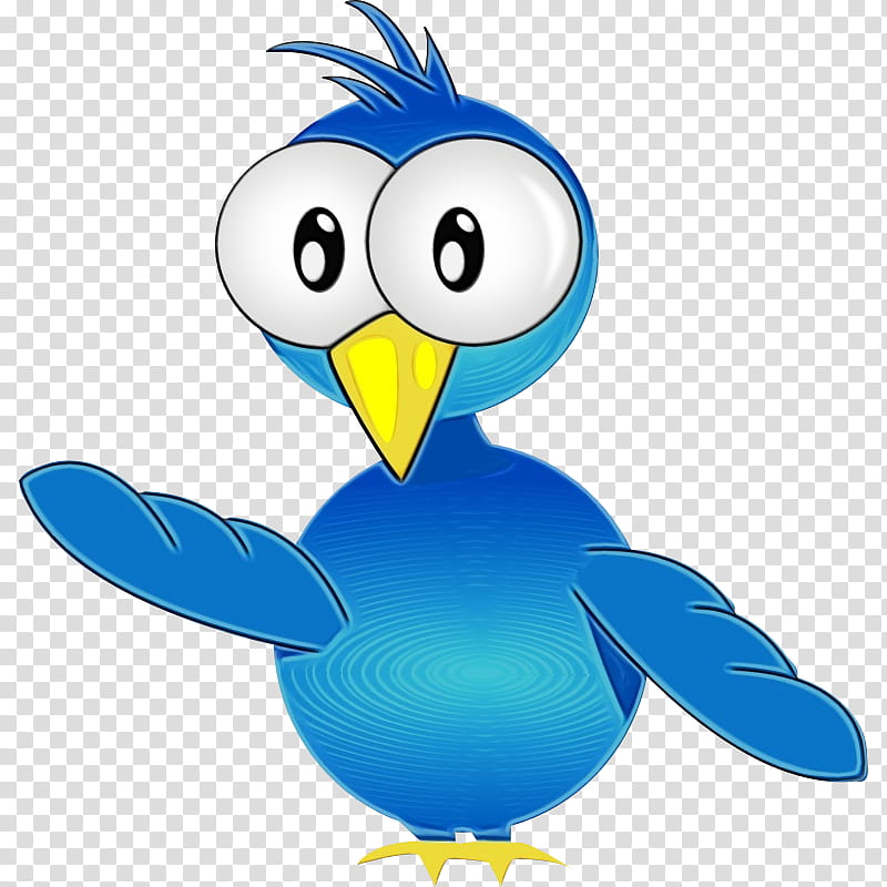 Tweety Bird, Watercolor, Paint, Wet Ink, Cartoon, Animation, Bluebirds, Beak transparent background PNG clipart