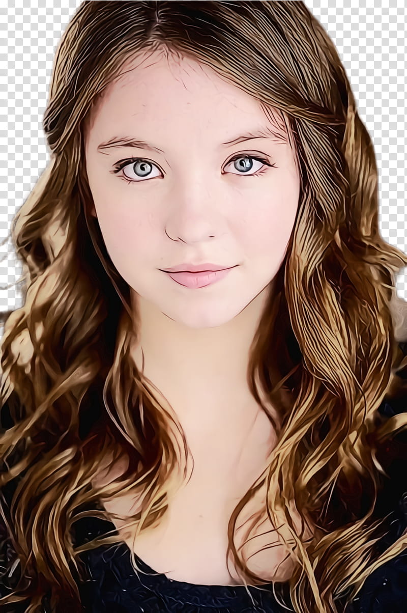 Child, Sydney Sweeney, Euphoria, Long Hair, Makeover, Hair Coloring, Eyebrow, Black Hair transparent background PNG clipart