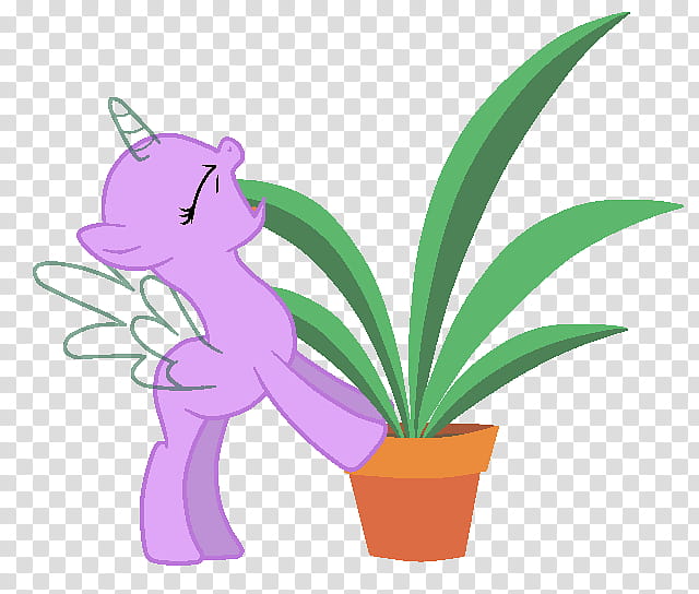 Talk to me magic plant Base , pony sneezing beside plant transparent background PNG clipart