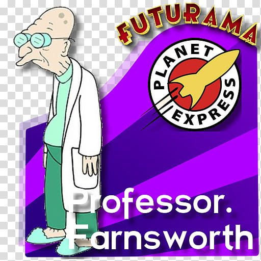 Futurama Set , Farnsworth transparent background PNG clipart