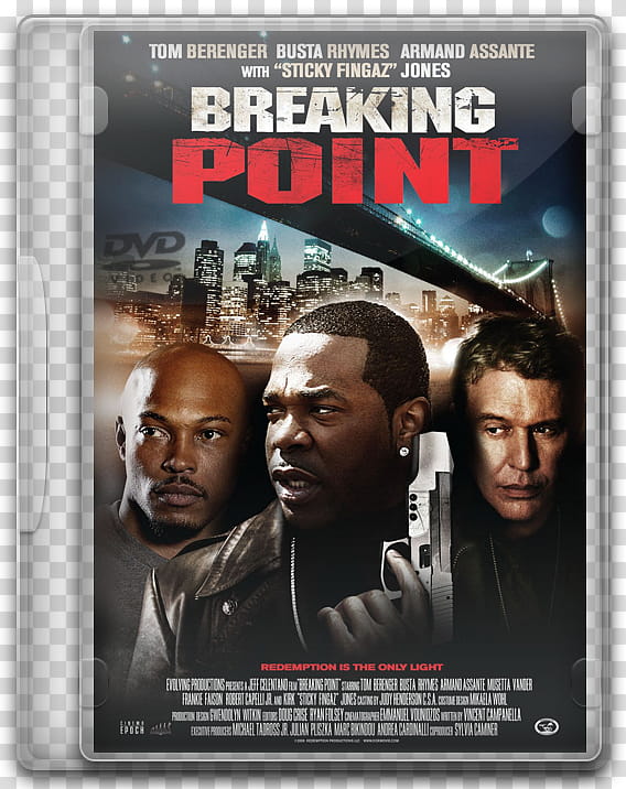 DVD movies icon, Breaking Point, Breaking Point DVD case transparent background PNG clipart