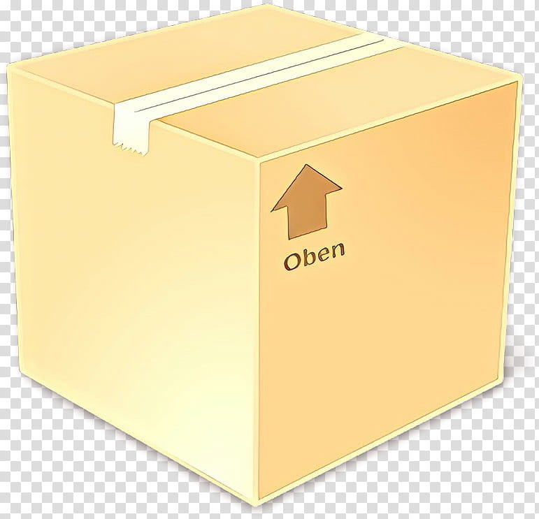 box carton yellow shipping box package delivery, Cartoon, Material Property, Packing Materials, Packaging And Labeling, Cardboard, Paper Product transparent background PNG clipart
