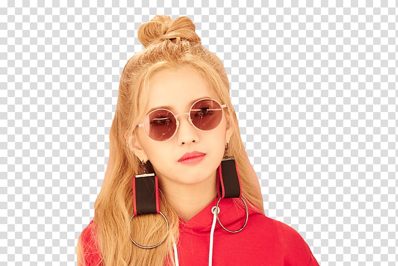 JEON SOYEON JELLY MV, woman wearing pink top transparent background PNG clipart