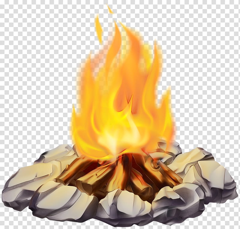 Campfire Design, Bonfire, Smore, Camping, Flame, Yellow, Orange, Headgear transparent background PNG clipart