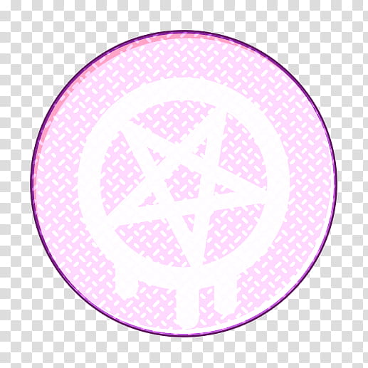 magic icon pentagram icon rite icon, Satanism Icon, Pink, Purple, Violet, Circle, Magenta, Lavender transparent background PNG clipart