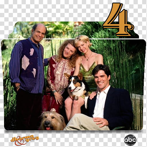 Dharma and Greg series and season folder icons, Dharma and Greg S ( transparent background PNG clipart
