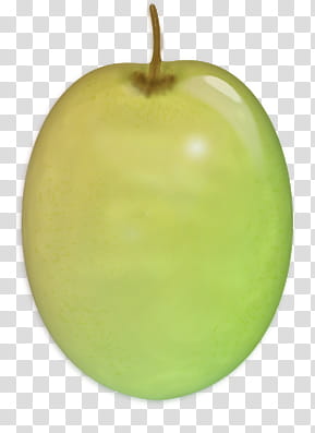 White Grape, oval green apple transparent background PNG clipart