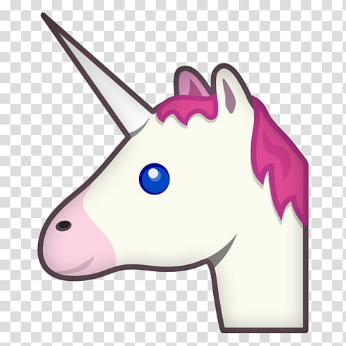 white unicorn with pink hair art transparent background PNG clipart
