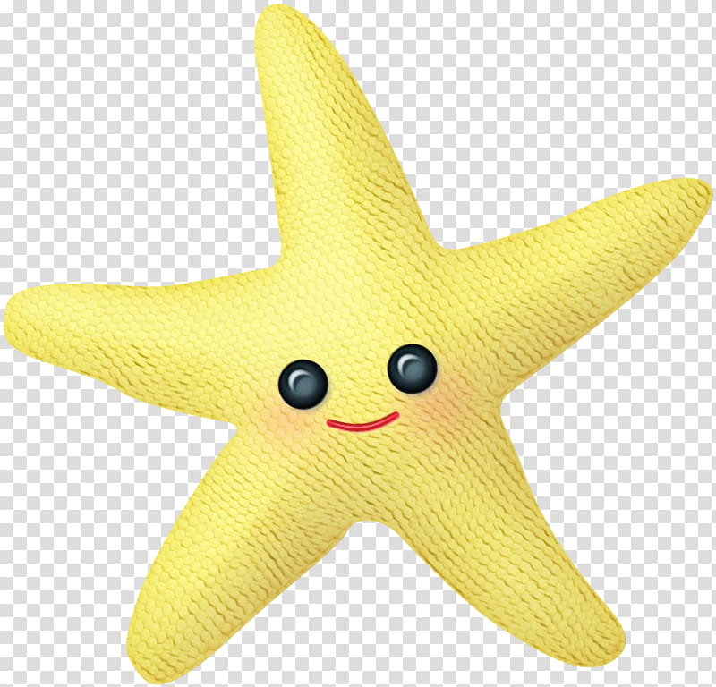 Yellow Star, Starfish, Animal, Games transparent background PNG clipart