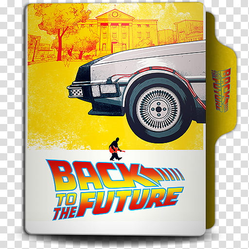 Back To The Future Collection Folder Icon, v Back To The Future transparent background PNG clipart