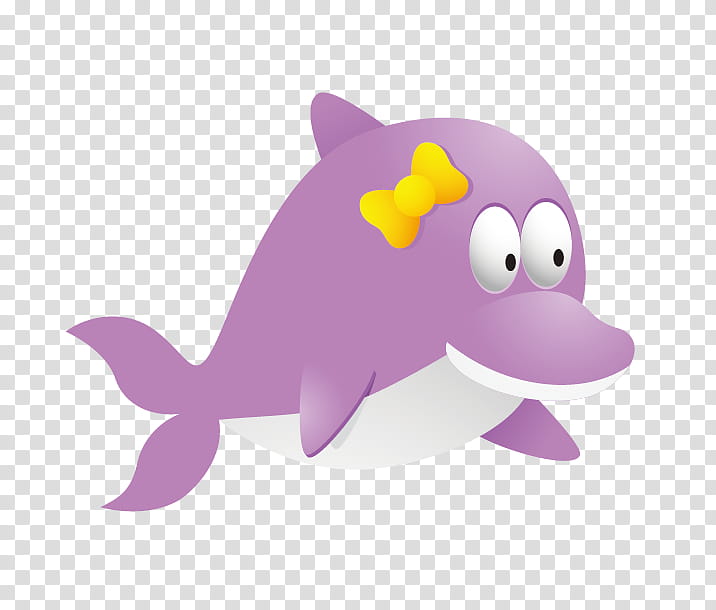 Fish, Dolphin, Cartoon, Animal, Whales, Drawing, Purple, Pink transparent background PNG clipart