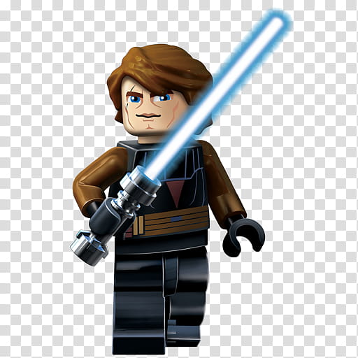 Lego Figure Icons, Lego Anakin transparent background PNG clipart