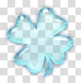 blue -leaf clover cookie cutter transparent background PNG clipart